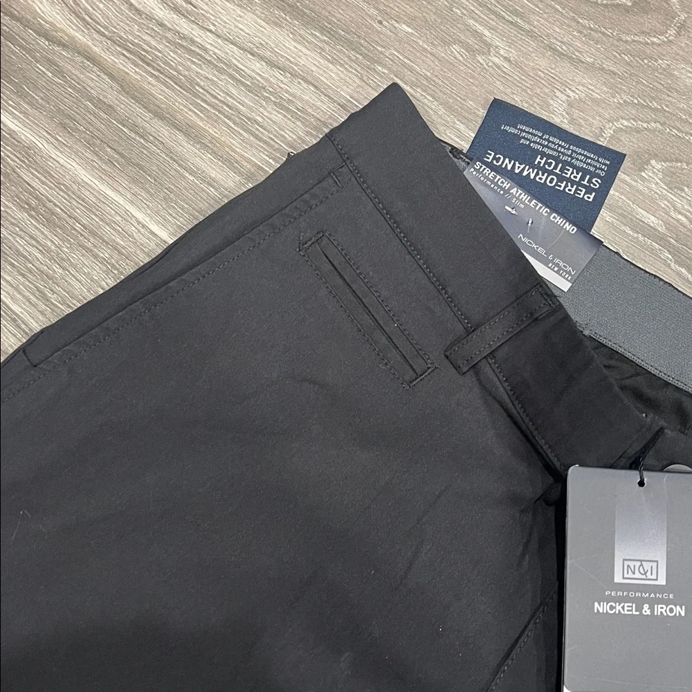 Men's Black Pants Nickel And Iron